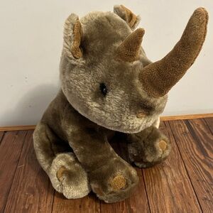 Adorable Plush Rhino Toy